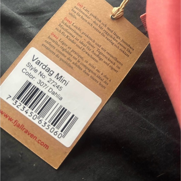 Fjallraven Verdag Mini Pink Backpack - Picture 4 of 5